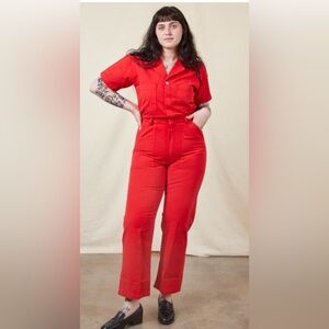 Big Bud Press Red Women's Jumpsuit (B0039)